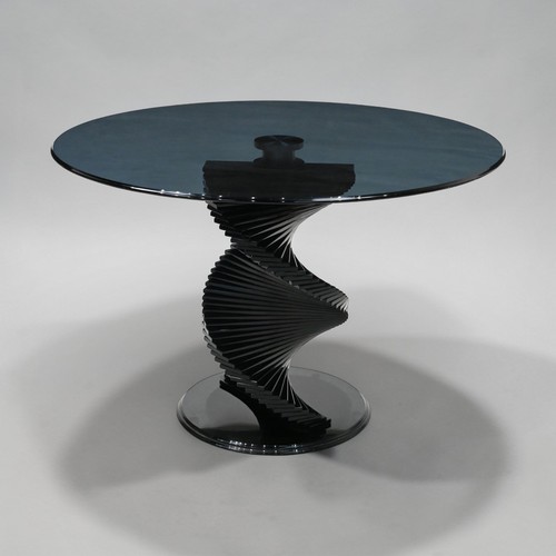 Round glass dining - round, table