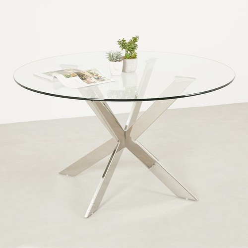 Round dining table with - round,