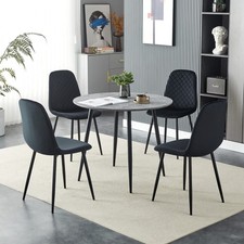 Round Dining Table and 4