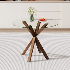 Stylish Round Clear Tempered