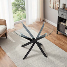 100cm Round Tempered Glass