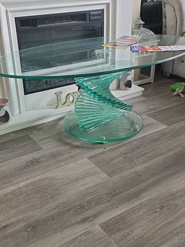 Modern round glass dining - modern,
