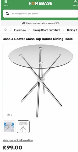 Casa seater glass top - 4,