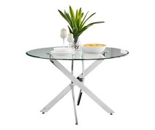 NOVARA Large Round Chrome