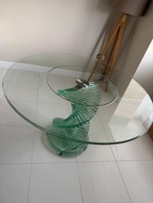 MODERN ROUND GLASS DINING
