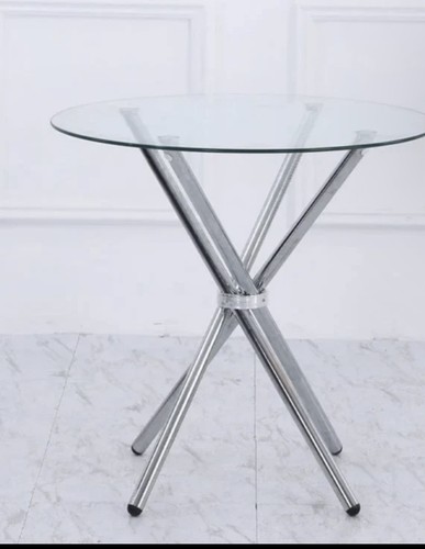 Maxi round glass dining table - round,