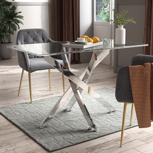 120 70cm tempered glass dining - 120*70cm,