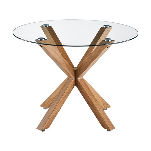 Round glass top - top, table